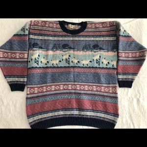 Cute wool crew neck sweater.